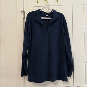 Columbia Dark Blue Quarter-Zip Sweatshirt